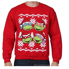 Una rana suéter de Navidad Ugly Unisex PK1855HX